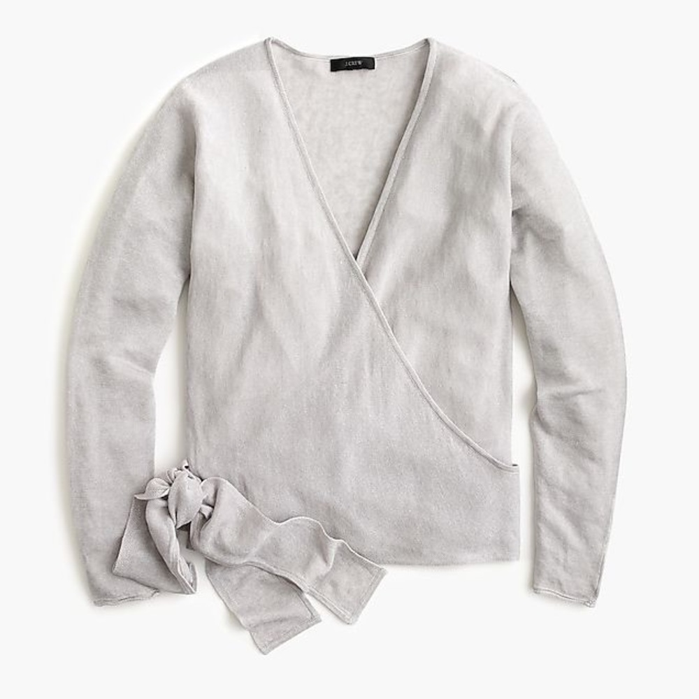 NWT jcrew linen wrap cardigan